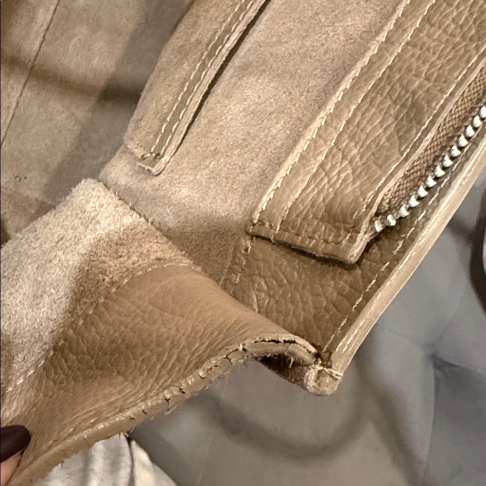 Valentino Tan Leather suede Tote - Picture 17 of 17